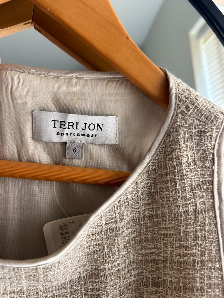 Teri Jon Sportswear Tweed Dress - Nwt — image 2 of 3
